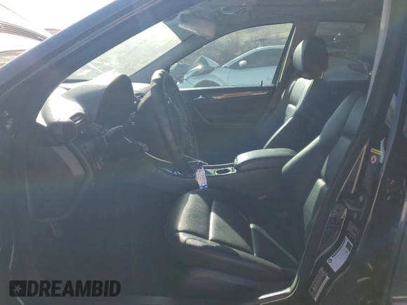 2007 Mercedes-Benz C 230 Sport with VIN WDBRF52H57F920704, listed as a Copart auction lot 41866955 with 93,551 mi miles and Salvage title. Bid and sale history available at DreamBid. Image 7.