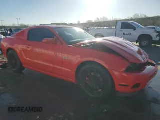 2011 Ford Mustang V6 with VIN 1ZVBP8AM6B5128881, listed as a Copart auction lot 53052375 with 151,733 mi miles and Salvage Title. Bid and sale history available at carsss.com. Image 4.
