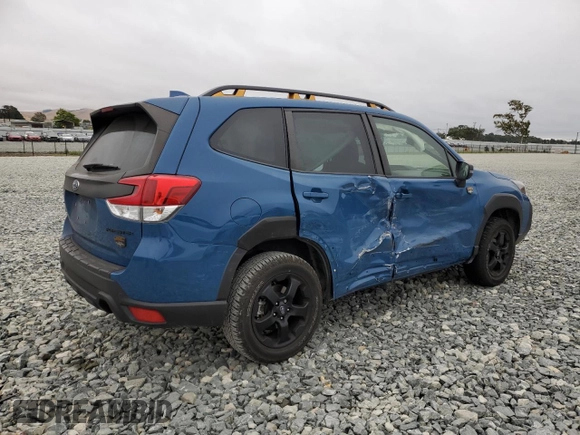 2023 Subaru Forester Wilderness with VIN JF2SKAMC5PH410254, listed as a Copart auction lot 62316355 with 22,062 mi miles and Salvage title. Bid and sale history available at DreamBid. Image 3.