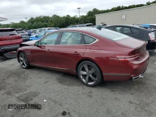 2023 Genesis G80 Sport with VIN KMTGB4SD1PU191609, listed as a Copart auction lot 66351654 with 19,622 mi miles and Salvage Title. Bid and sale history available at DreamBid. Image 2.