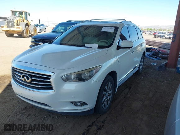 2014 Infiniti QX60 with VIN 5N1AL0MM1EC539530, listed as a IAAI auction lot 42549976 with 167,654 mi miles and . Bid and sale history available at DreamBid. Image 17.