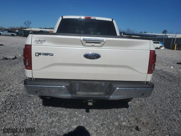 2016 Ford F-150 XLT with VIN 1FTEW1EG1GFD12836, listed as a Copart auction lot 45669475 with 100,591 mi miles and Salvage Title. Bid and sale history available at carsss.com. Image 6.