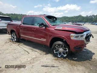 2024 Ram 1500 Limited with VIN 1C6SRFHT8RN153748, listed as a Copart auction lot 58774465 with Not provided miles and Non repairable. Bid and sale history available at DreamBid. Image 4.