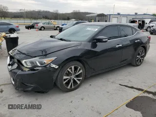 2017 Nissan Maxima SV with VIN 1N4AA6AP0HC382188, listed as a Copart auction lot 51150385 with 110,431 mi miles and Salvage Title. Bid and sale history available at carsss.com. Image 1.