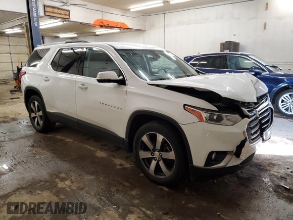 2018 Chevrolet Traverse LT Leather with VIN 1GNEVHKW2JJ142537, listed as a Copart auction lot 82376544 with 113,969 mi miles and Salvage Title. Bid and sale history available at carsss.com. Image 4.
