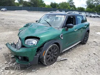 2020 MINI Countryman Cooper S with VIN WMZYX1C06L3L24945, listed as a Copart auction lot 61231204 with Not Provided miles and Salvage Title. Bid and sale history available at carsss.com. Image 1.