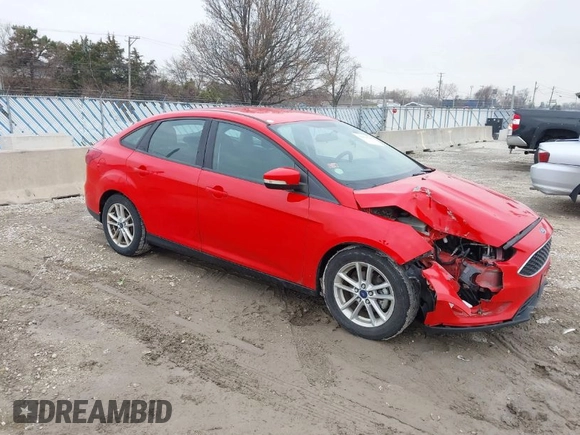2017 Ford Focus SE with VIN 1FADP3F20HL302380, listed as a IAAI auction lot 42021505 with 166,305 mi miles. Bid and sale history available at carsss.com. Image 1.