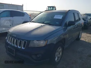 2014 Jeep Compass Sport with VIN 1C4NJCBA6ED620698, listed as a IAAI auction lot 41852056 with 193,085 mi miles and . Bid and sale history available at DreamBid. Image 2.