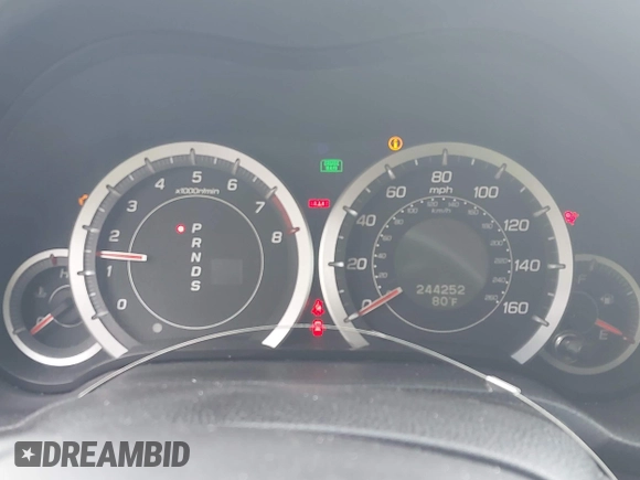 2010 Acura TSX with VIN JH4CU2F66AC014847, listed as a IAAI auction lot 42544956 with 244,252 mi miles and . Bid and sale history available at DreamBid. Image 7.