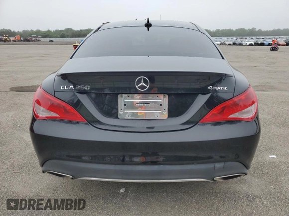 2018 Mercedes-Benz CLA 250 with VIN WDDSJ4GBXJN583756, listed as a Copart auction lot 61269825 with 67,389 mi miles and Salvage title. Bid and sale history available at DreamBid. Image 6.