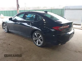 2021 Acura TLX Advance with VIN 19UUB5F61MA005696, listed as a IAAI auction lot 41788051 with Not Provided miles and . Bid and sale history available at carsss.com. Image 3.