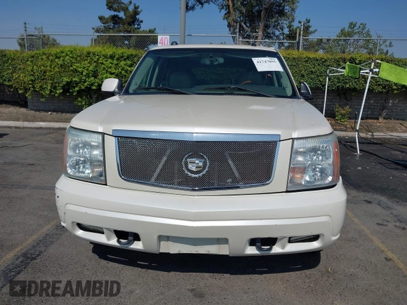 2004 Cadillac Escalade with VIN 1GYEC63T74R310907, listed as a IAAI auction lot 42747095 with 165,755 mi miles and . Bid and sale history available at DreamBid. Image 12.