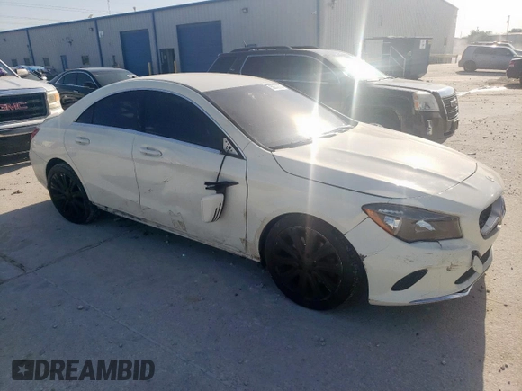 2018 Mercedes-Benz CLA 250 with VIN WDDSJ4GB4JN502413, listed as a Copart auction lot 56572235 with 85,023 mi miles and Clean title. Bid and sale history available at DreamBid. Image 4.