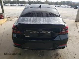 2023 Genesis G70 2.0T with VIN KMTG34TA6PU105132, listed as a Copart auction lot 78372094 with 53,921 mi miles and Salvage Title. Bid and sale history available at DreamBid. Image 6.