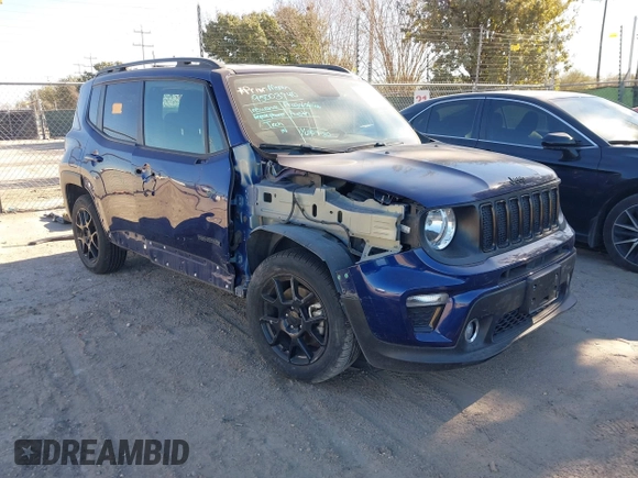 2020 Jeep Renegade Latitude z VIN ZACNJABBXLPL83917, wystawiony jako IAAI lot #41297530 z przebiegiem 41 264 mil mil oraz . Historia ofert i sprzedaży dostępna na DreamBid. Obrazek 1.