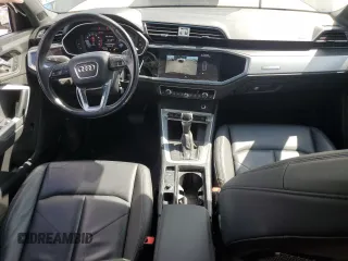 2021 Audi Q3 Premium with VIN WA1AUCF37M1067054, listed as a Copart auction lot 57299815 with 67,334 mi miles and Salvage title. Bid and sale history available at DreamBid. Image 8.