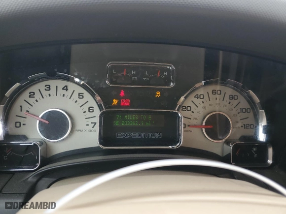 2014 Ford Expedition EL XLT with VIN 1FMJK1H54EEF51123, listed as a Copart auction lot 50251385 with 203,362 mi miles and Salvage Title. Bid and sale history available at carsss.com. Image 9.