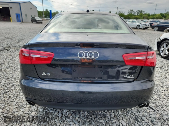 2012 Audi A6 Premium Plus with VIN WAUGGAFC6CN054165, listed as a Copart auction lot 62527695 with 55,592 mi miles and Clean title. Bid and sale history available at DreamBid. Image 6.
