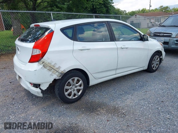 2012 Hyundai Accent GS z VIN KMHCT5AE4CU016044, wystawiony jako IAAI lot #42803906 z przebiegiem 168 824 mil mil oraz . Historia ofert i sprzedaży dostępna na DreamBid. Obrazek 4.