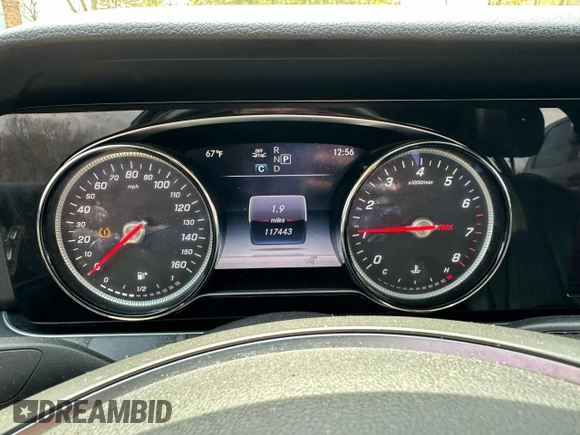2018 Mercedes-Benz E-Class E 300 with VIN WDDZF4JB0JA452884, listed as a Copart auction lot 54899315 with 117,443 mi miles and Clean Title. Bid and sale history available at carsss.com. Image 9.