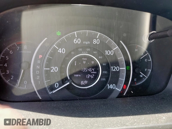 2013 Honda CR-V LX with VIN 3CZRM3H30DG702648, listed as a Copart auction lot 60788475 with 135,464 mi miles and Salvage title. Bid and sale history available at DreamBid. Image 9.