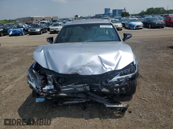 2022 Lexus ES 250 with VIN 58AD11D17NU009211, listed as a Copart auction lot 59195765 with 11,211 mi miles and Salvage title. Bid and sale history available at DreamBid. Image 5.