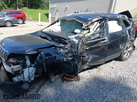 2019 Jeep Cherokee High Altitude with VIN 1C4PJMDXXKD437414, listed as a IAAI auction lot 42571769 with Not provided miles and . Bid and sale history available at DreamBid. Image 2.