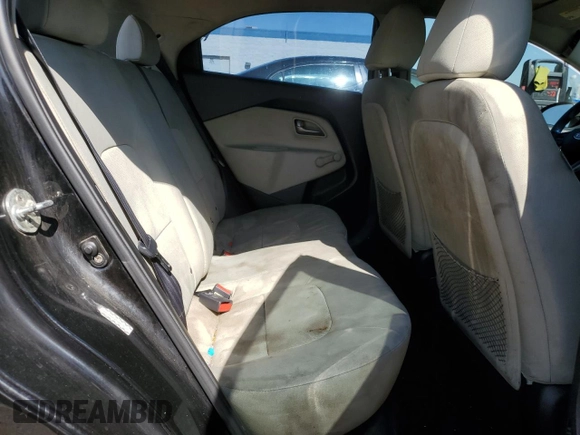 2012 Kia Rio LX with VIN KNADM5A3XC6015728, listed as a Copart auction lot 54952215 with 186,348 mi miles and Salvage Title. Bid and sale history available at DreamBid. Image 10.