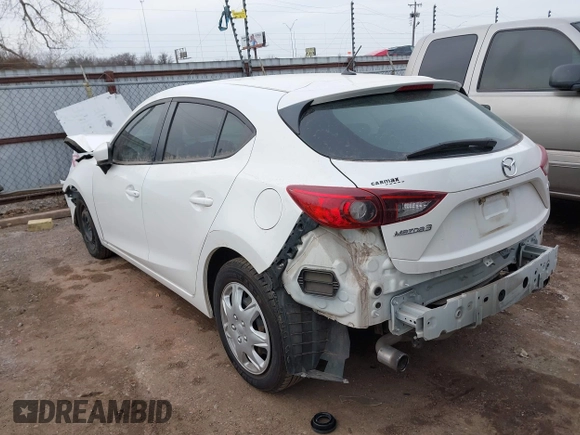 2014 Mazda 3 i Sport with VIN JM1BM1K77E1204339, listed as a IAAI auction lot 41593197 with 94,656 mi miles and . Bid and sale history available at carsss.com. Image 3.
