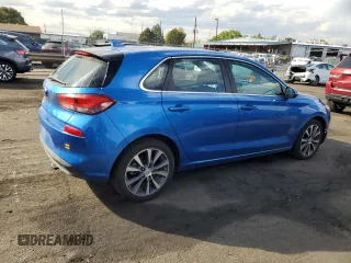 2018 Hyundai Elantra GT with VIN KMHH35LE7JU015356, listed as a Copart auction lot 75359574 with 57,153 mi miles and Clean Title. Bid and sale history available at carsss.com. Image 3.