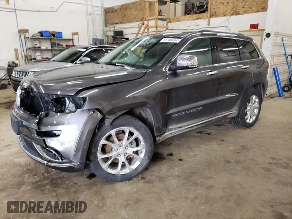 2019 Jeep Grand Cherokee Summit with VIN 1C4RJFJG9KC841268, listed as a Copart auction lot 81708494 with 29,212 mi miles and Salvage title. Bid and sale history available at DreamBid. Image 1.