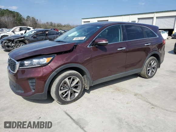 2020 Kia Sorento LX V6 with VIN 5XYPG4A5XLG690513, listed as a Copart auction lot 46847885 with 103,909 mi miles and Salvage Title. Bid and sale history available at carsss.com. Image 1.