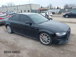 2014 Audi A4 Prestige z VIN WAUKFAFL0EN007178, wystawiony jako IAAI lot #41691159 z przebiegiem 73 995 mil mil oraz . Historia ofert i sprzedaży dostępna na DreamBid. Obrazek 1.