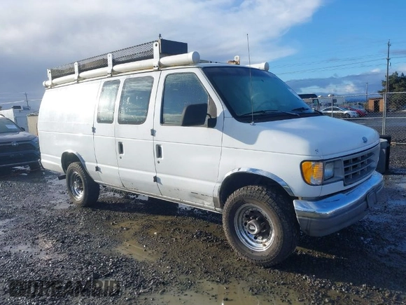 1992 Ford Econoline Cargo with VIN 1FTHS24H5NHB42507, listed as a IAAI auction lot 41512347 with 373,987 mi miles and . Bid and sale history available at DreamBid. Image 1.