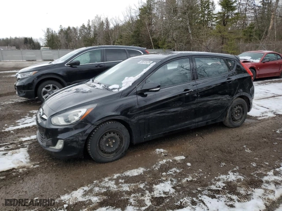 2014 Hyundai Accent SE with VIN KMHCU5AE8EU184754, listed as a Copart auction lot 50075125 with 123,984 mi miles and Clean Title. Bid and sale history available at carsss.com. Image 1.