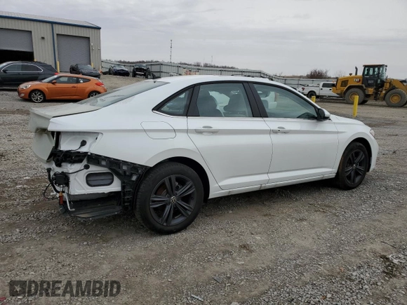 2024 Volkswagen Jetta SE with VIN 3VW7M7BU3RM061457, listed as a Copart auction lot 48192635 with 949 mi miles and Non repairable. Bid and sale history available at DreamBid. Image 3.
