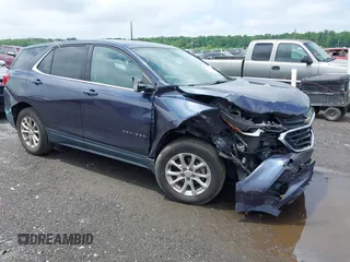 2019 Chevrolet Equinox LT z VIN 3GNAXUEV9KL175632, wystawiony jako IAAI lot #42530154 z przebiegiem 189 572 mil mil oraz . Historia ofert i sprzedaży dostępna na DreamBid. Obrazek 1.