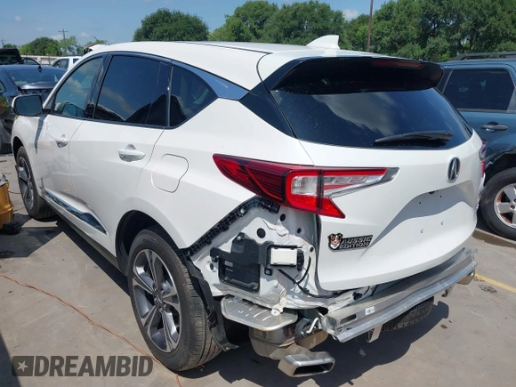 2024 Acura RDX Advance with VIN 5J8TC2H74RL001800, listed as a IAAI auction lot 42173800 with 6,676 mi miles and . Bid and sale history available at DreamBid. Image 3.