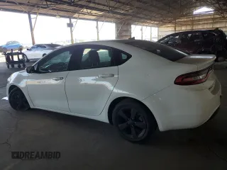 2016 Dodge Dart SXT with VIN 1C3CDFBB4GD727877, listed as a Copart auction lot 80495154 with 132,205 mi miles and Salvage Title. Bid and sale history available at carsss.com. Image 2.
