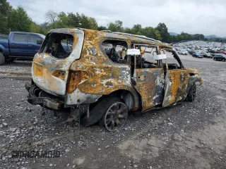 2011 Infiniti QX56 7-passenger with VIN JN8AZ2NF0B9501430, listed as a Copart auction lot 73042044 with 0 mi miles and Salvage Title. Bid and sale history available at carsss.com. Image 3.