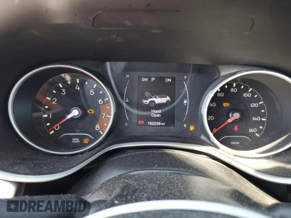 2021 Jeep Compass Altitude with VIN 3C4NJCBB5MT505916, listed as a Copart auction lot 55589895 with 162,239 mi miles and Clean title. Bid and sale history available at DreamBid. Image 9.