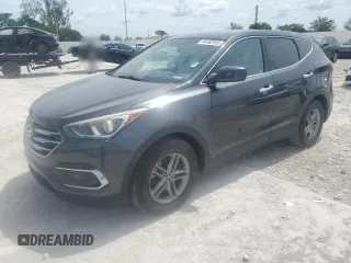 2018 Hyundai Santa Fe 2.4L with VIN 5XYZT3LB1JG553765, listed as a Copart auction lot 64482955 with 168,346 mi miles and Clean title. Bid and sale history available at DreamBid. Image 1.