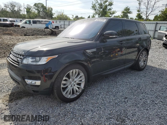 2017 Land Rover Range Rover Sport HSE with VIN SALWR2FV6HA161739, listed as a Copart auction lot 53422235 with 55,983 mi miles and Salvage Title. Bid and sale history available at carsss.com. Image 1.