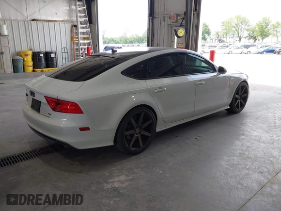 2012 Audi A7 Prestige with VIN WAU3GAFC9CN073453, listed as a IAAI auction lot 42698833 with 82,643 mi miles and . Bid and sale history available at DreamBid. Image 4.