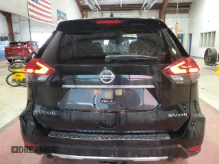 2020 Nissan Rogue SV with VIN JN8AT2MV2LW136908, listed as a Copart auction lot 45647545 with 53,481 mi miles and Salvage Title. Bid and sale history available at DreamBid. Image 6.