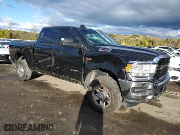 2021 Ram 2500 Big Horn with VIN 3C6UR5DJ5MG554814, listed as a Copart auction lot 75442014 with 64,089 mi miles and Salvage Title. Bid and sale history available at carsss.com. Image 4.