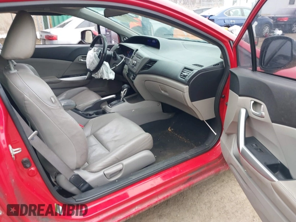 2012 Honda Civic Cpe EX-L with VIN 2HGFG3B03CH525527, listed as a IAAI auction lot 41327497 with 228,458 mi miles. Bid and sale history available at carsss.com. Image 5.