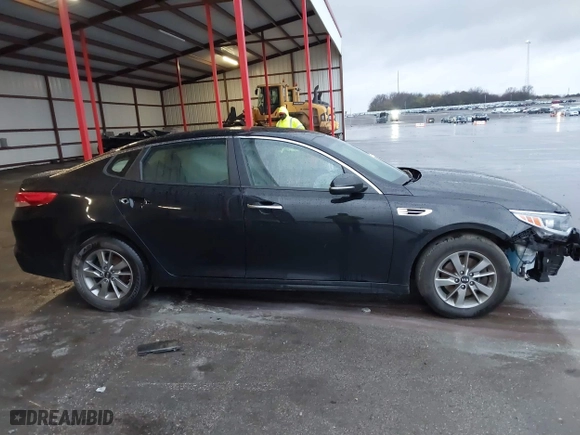 2017 Kia Optima LX 1.6T with VIN 5XXGT4L10HG129660, listed as a IAAI auction lot 40887271 with 107,000 mi miles. Bid and sale history available at carsss.com. Image 13.