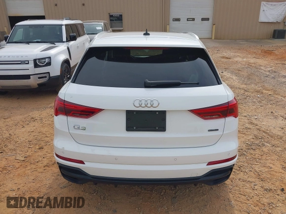 2021 Audi Q3 S line Premium with VIN WA1DECF37M1037711, listed as a IAAI auction lot 42096937 with 28,973 mi miles and . Bid and sale history available at DreamBid. Image 16.