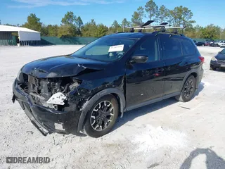 2019 Nissan Pathfinder S with VIN 5N1DR2MN5KC652005, listed as a IAAI auction lot 41305828 with 65473 miles. Bid and sale history available at carsss.com. Image 17.